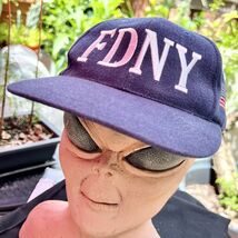 Vintage FDNY Fire Department New York Baseball Cap Strapback Hat Ballcap... - $24.75