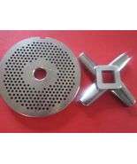 *COMBO* #22 x 1/16" (2mm) holes Meat Grinder Plate &amp; HEAVY DUTY KNIFE - $43.86