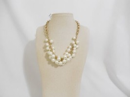 Charter Club 17&quot; Gold-Tone Simulated Pearl Collar Necklace A1501 $39 - $12.21