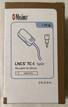 Masimo LNCS TC-I Tip-Clip Oxigen Sensor 3 ft - White Ear Reusable SpO2 - $1,349.62 MXN