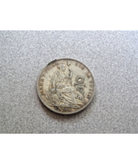 Coin 1895 Peru Silver Un Sol Republica Peruana Lima - £35.41 GBP
