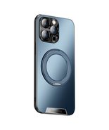 Case for iPhone 15 Pro Max (Color: Blue) Magnetic Hard Back Hard Silicon... - $74.37 CAD