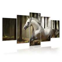 Tiptophomedecor Stretched Canvas Animal Art - Horse Running - Stretched &amp; Framed - £71.92 GBP+