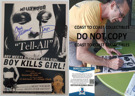 Chuck Palahniuk signed 12x18 Tell All movie poster photo Beckett COA exa... - £193.81 GBP