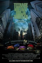 1990 Teenage Mutant Ninja Turtles Movie Poster 11X17 Leonardo Michaelang... - £9.07 GBP