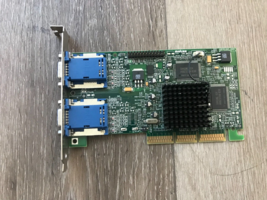 Matrox G45+MDHA16D-IBM 16MB AGP Video Card Dual VGA output IBM FRU 09N92... - $12.99