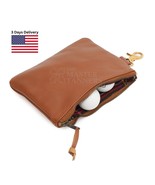 Golf Tee Pouch Leather Golf Ball Storage Golf Balls Bag Golf Waist Holde... - £14.63 GBP