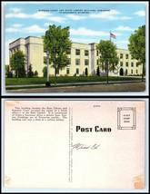 WYOMING Postcard - Cheyenne, Supreme Court &amp; State Library Building S46 - £2.96 GBP