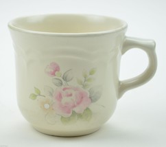 Pfaltzgraff China Tea Rose Pattern Flat Cup 3.125&quot; Tall Tableware Collectible - £7.04 GBP