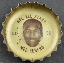 Vintage Coca Cola NFL All Stars Bottle Cap Dallas Cowboys Mel Renfro Coke Soda - £5.50 GBP
