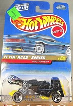 1998 Hot Wheels #738 Flyin Aces Series 2/4 DOGFIGHTER Black w/Chrome 3 Sp-Varia - £6.56 GBP