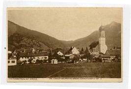 Oberammergau Mit Kirche Postcard Germany Drexler 1910 - £14.05 GBP