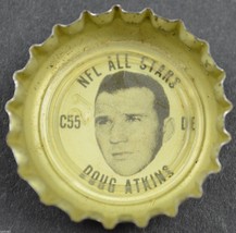 Vintage Coca Cola NFL All Stars Bottle Cap Chicago Bears Doug Atkins Coke Soda - £5.54 GBP