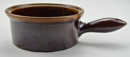 Vintage Tyler Pottery Drip Handled Soup Bowl 3&quot; by 7&quot; Collectible Roseville Ohio - £11.59 GBP