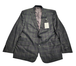 Lauren Ralph Lauren Polyester Green Plaid Suit Jacket Blazer 48R NWT - £55.45 GBP