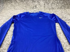 Nike Pro Mens Shirt Extra Large Gray Compression Slim Fit Lock It In Dri Fit - £7.72 GBP