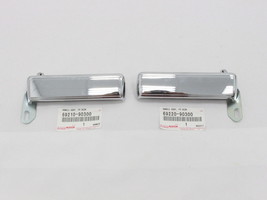 Toyota Land Cruiser FJ40 Chrome Door Handles Front Left Right Pair OEM - £117.96 GBP