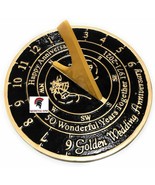 50th Unique Wedding Anniversary Sundial Gift For Couples/Great Gift - £136.44 GBP