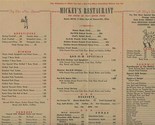 Mickey&#39;s Restaurant Menus Kentucky Fried Chicken &amp; 2 Ad Cards Zanesville... - £77.53 GBP