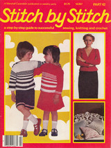 Stitch By Stitch Part 42 Sewing Crochet Knitting Crafts Vintage Magazine - £5.48 GBP