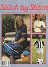 Stitch By Stitch 47 Soccer Sewing Crochet Knitting Crafts Vintage Magazine - £5.59 GBP