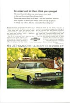 Vintage 1964 Luxury Chevrolet Impala Featuring Body By Fisher Advertisement - £4.87 GBP