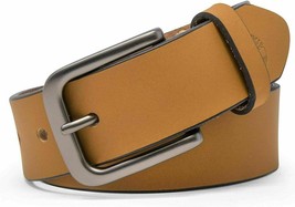 100% Timberland Men's 35 MM NEW Classic Jean Leather Belt Wheat 32 US Assembled! - $27.52