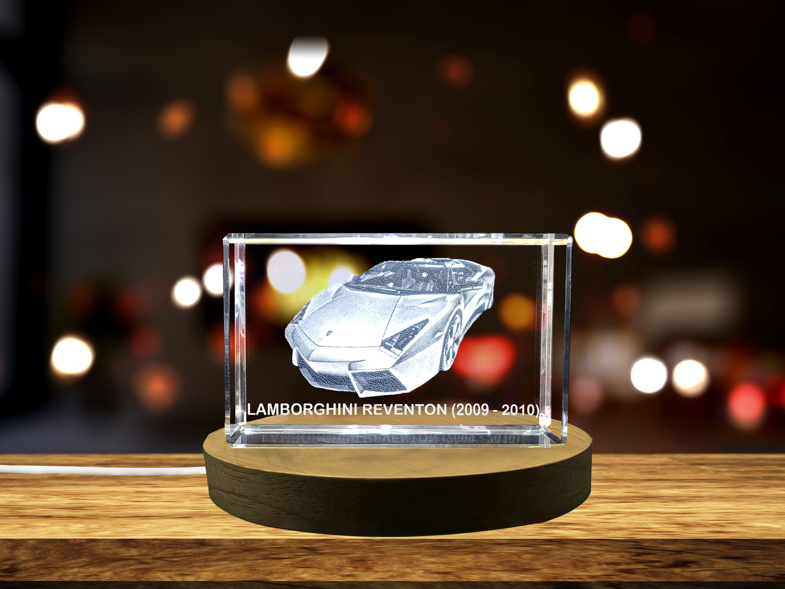 LED Base included | Aero Dynamic Marvel: Lamborghini Reventon (2009–2010) - 3D