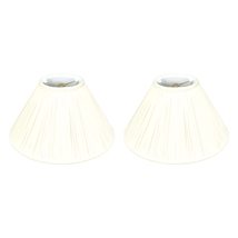 Royal Designs, Inc. Coolie Empire Gather Pleat Basic Lamp Shade, Eggshell, 6 x 1 - £87.28 GBP
