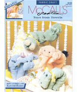 MCCALL&#39;S TOYS FROM TOWELS CRAFT 4 BABY PIG LAMB COW HIPPO ELEPHANT HORSE... - £7.16 GBP