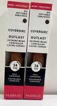 2-Packs -Covergirl  875 Soft Sable Outlast  24 Hr Concealer  Full Coverage - £9.63 GBP