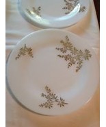 Fire King Gold Bush Design 8 pc place setting complete w matching Glassware - $275.00