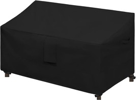 Simple To Use Waterproof Patio Sofa Cover: Uv Resistant 2-Seater, Black). - $44.92