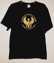 Earth Wind &amp; Fire Concert Tour T Shirt Vintage 2004 World Tour Size Large - $64.99