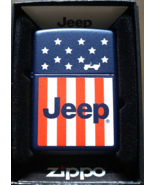 Great Custom  Jeep U.S. Flag  Zippo Lighter - $37.95