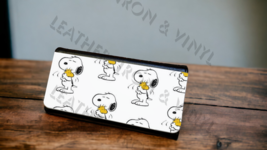 Women&#39;s Trifold Wallet - Snoopy and Woodstock Pattern Design - £19.62 GBP