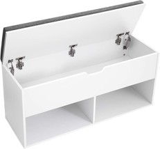 The Vasagle Lhs021W01 Shoe Bench Is A Storage Bench With 2 Open, And Bedroom. - £83.12 GBP