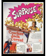 1984 Cracker Jack Cereal Circular Coupon Advertisement - £14.90 GBP