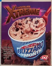 Dairy Queen Poster Blizzard Chocolate Xtreme 22x28 dq2 - $14.84