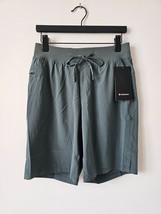 NWT LULULEMON T.H.E. Shorts 9&quot; Linerless Men&#39;s Medium DKFR Dark Forest G... - $71.99