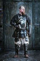 Medieval Dwarven Darken Warrior Full Suit Of Armor Larp Cuirass Body Armor - £318.53 GBP
