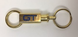 Vintage Gold Tone GT Keychain Heavy Duty Estate Find - £11.56 GBP