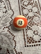 Replacement Mini Ballard Pool Ball 1.5&quot; Ball Number #13 Orange Stripe Small - $2.85