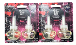 2 Packs Of 2 Velvety Berry Bliss Bordeaux Mixed Berry Plugins Scented Oi... - $31.99