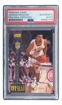 Juwan Howard Signed Michigan 1994 Signature Rookies #LVI Trading Card PS... - £150.76 GBP