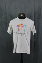 Vintage Graphic T-shirt - Mirage Casino Las Vegas Neon Palm Trees - Men&#39;s Large - £39.38 GBP