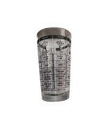 American METALCRAFT Glass Cocktail Mixed Drink Recipe Shaker Bar Mixer R... - $15.16