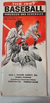 1967 Sporting News Baseball Handbook and Schedules MLB Guide - £7.47 GBP