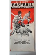1967 Sporting News Baseball Handbook and Schedules MLB Guide - €8,68 EUR