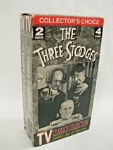 The Three Stooges Collectors Choice TV Classic Collection  2 VHS Tapes B... - £10.27 GBP